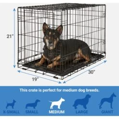 Frisco Fold & Carry Single Door Collapsible Wire Dog Crate + 4 Items 11 Frisco Fold & Carry Single Door Collapsible Wire Dog Crate + 4 Items -Frisco Sales Store 623718 PT2. AC SS1800 V1662739258