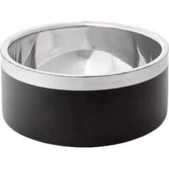 Frisco Insulated Two-Toned Non-Skid Stainless Steel Dog & Cat Bowl + 3 Items -Frisco Sales Store 630886 PT7. AC SS1800 V1662738451