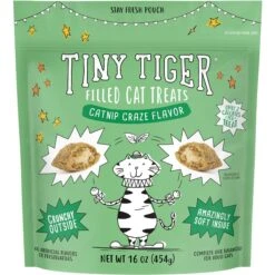 Tiny Tiger Catnip Craze Flavor Filled Cat Treats + 4 Items 12 Tiny Tiger Catnip Craze Flavor Filled Cat Treats + 4 Items -Frisco Sales Store 631022 PT3. AC SS1800 V1662734806