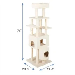 Frisco 71-in Faux Fur Cat Tree & Condo & Frisco Deshedding Dog & Cat Brush 11 Frisco 71-in Faux Fur Cat Tree & Condo & Frisco Deshedding Dog & Cat Brush -Frisco Sales Store 660294 PT2. AC SS1800 V1666838727