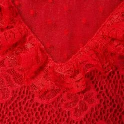 Frisco Red Ruffle Dog & Cat Dress + Headpiece -Frisco Sales Store 707286 PT6. AC SS1800 V1689271359