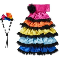 Frisco Ruffle Party Dog & Cat Dress + Headpiece 13 Frisco Ruffle Party Dog & Cat Dress + Headpiece -Frisco Sales Store 707350 PT4. AC SS1800 V1689350668