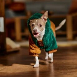 Frisco 2-Tone Colorblock Fleece Dog & Cat Hoodie -Frisco Sales Store 718134 PT7. AC SS1800 V1692376368