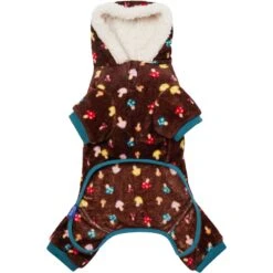Frisco Cozy Plush Fleece Dog & Cat PJs, Mushrooms -Frisco Sales Store 718950 PT5. AC SS1800 V1692977078