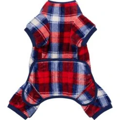 Frisco Cozy Plush Fleece Dog & Cat PJs, Plaid -Frisco Sales Store 719102 PT5. AC SS1800 V1692378398