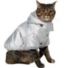 Frisco Heavy Weight Iridescent Quilted Dog & Cat Hooded Puffer Coat