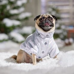 Frisco Heavy Weight Iridescent Quilted Dog & Cat Hooded Puffer Coat -Frisco Sales Store 720038 PT7. AC SS1800 V1692377880