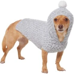 Frisco Heathered Chunky Dog & Cat Hooded Sweater -Frisco Sales Store 720454 PT2. AC SS1800 V1703194382