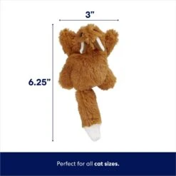 Hartz Delectables Squeeze Up Variety Pack Lickable Cat Treats & Frisco Squirrel Plush Cat Toy With Refillable Catnip -Frisco Sales Store 737422 PT6. AC SS1800 V1670877991