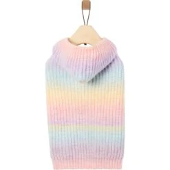Frisco Soft Multi Stripe Ombre Dog & Cat Hooded Sweater -Frisco Sales Store 742838 PT3. AC SS1800 V1693233982