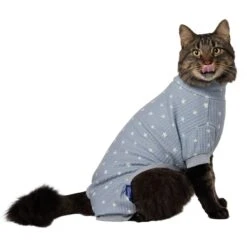 Frisco Cozy Waffle Knit Dog & Cat PJs, Starry Night -Frisco Sales Store 743134 PT2. AC SS1800 V1692195415