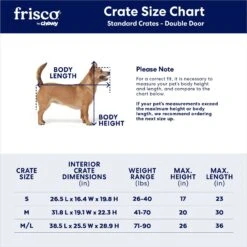 Frisco Double Door Wood & Metal Furniture Style Dog Crate -Frisco Sales Store 787222 PT2. AC SS1800 V1683205532