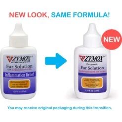 Zymox Ear Infection Solution With .5% Hydrocortisone For Dogs & Cats, 1.25-oz Bottle & Frisco Ear Wipes For Dogs, 100 Count -Frisco Sales Store 808334 PT4. AC SS1800 V1679065304