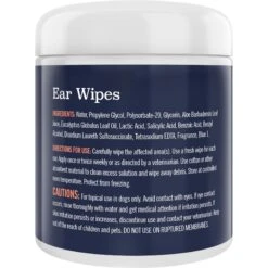 Zymox Ear Infection Solution With .5% Hydrocortisone For Dogs & Cats, 1.25-oz Bottle & Frisco Ear Wipes For Dogs, 100 Count -Frisco Sales Store 808334 PT6. AC SS1800 V1679065301