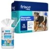 Vetnique Labs Glandex Wipes Rear End Anal Gland Cleansing & Deodorizing Hygienic Rear End Boot The Scoot Dog & Cat Wipes & Frisco Disposable Male Dog Wraps