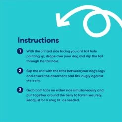 Frisco Washable Female Dog Diaper -Frisco Sales Store 862830 PT4. AC SS1800 V1698950164