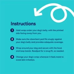 Frisco Washable Dog Diaper Male Wraps -Frisco Sales Store 862854 PT4. AC SS1800 V1698950381