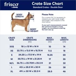 Frisco Fold & Carry Double Door Collapsible Wire Dog Crate 9 Frisco Fold & Carry Double Door Collapsible Wire Dog Crate -Frisco Sales Store 88789 PT2. AC SS1800 V1667228179