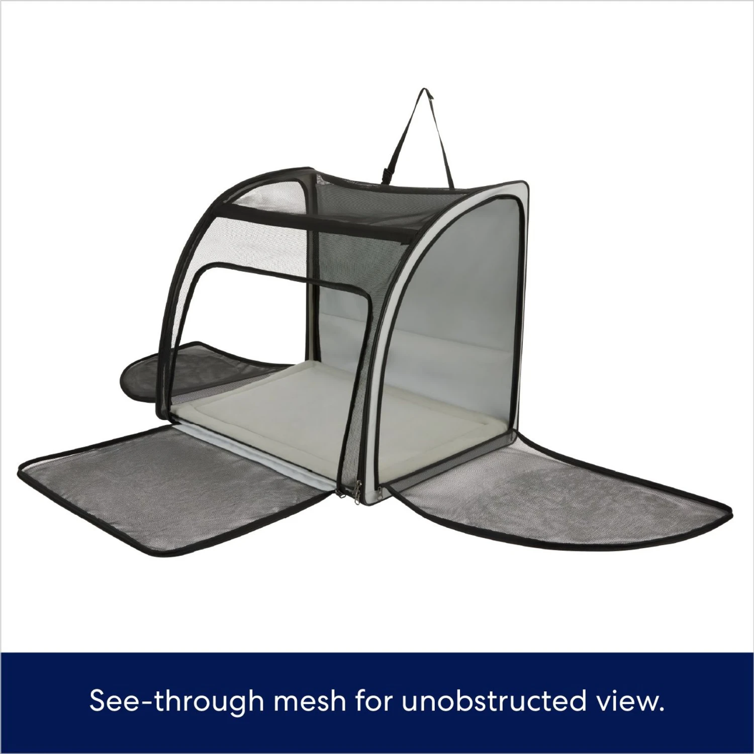 Frisco Travel Safety Dog & Cat Carrier & Pet Fit For Life Collapsible Portable Litter Box With Collapsible Bowl 3 Frisco Travel Safety Dog & Cat Carrier & Pet Fit For Life Collapsible Portable Litter Box With Collapsible Bowl - Image 3