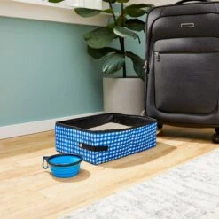 Frisco Travel Safety Dog & Cat Carrier & Pet Fit For Life Collapsible Portable Litter Box With Collapsible Bowl 14 Frisco Travel Safety Dog & Cat Carrier & Pet Fit For Life Collapsible Portable Litter Box With Collapsible Bowl -Frisco Sales Store 947670 PT5. AC SS1800 V1693602744