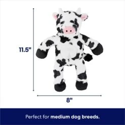 Frisco Monkey Plush With Rope Squeaky Dog Toy & Frisco Cow Plush With Inside Rope Squeaky Dog Toy -Frisco Sales Store 961998 PT6. AC SS1800 V1694784008