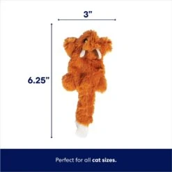 Frisco Squirrel Plush Cat Toy With Refillable Catnip & Frisco Bird With Feathers Teaser Wand Cat Toy With Catnip -Frisco Sales Store 962030 PT2. AC SS1800 V1694783954