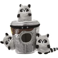 Frisco Volcano Hide & Seek Puzzle Plush Squeaky Dog Toy & Frisco Trash Can & Raccoons Hide & Seek Puzzle Plush Squeaky Dog Toy -Frisco Sales Store 962054 PT5. AC SS1800 V1694783953