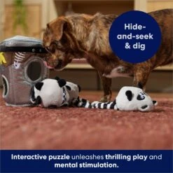 Frisco Volcano Hide & Seek Puzzle Plush Squeaky Dog Toy & Frisco Trash Can & Raccoons Hide & Seek Puzzle Plush Squeaky Dog Toy -Frisco Sales Store 962054 PT8. AC SS1800 V1694783037