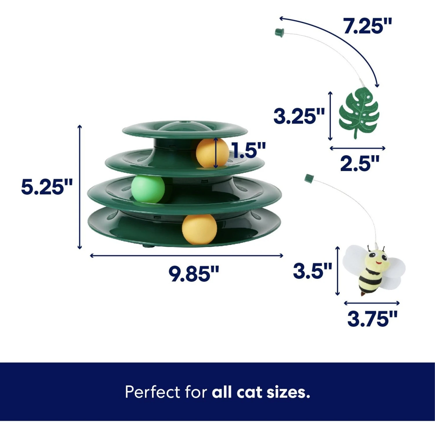 Frisco Butterfly Cat Tracks Cat Toy & Frisco Bee & Leaf Cat Tracks Cat Toy With Catnip 7 Frisco Butterfly Cat Tracks Cat Toy & Frisco Bee & Leaf Cat Tracks Cat Toy With Catnip - Image 7