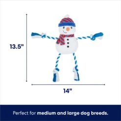 Frisco Holiday Snowman Plush With Rope Squeaky Dog Toy & Frisco Holiday Reindeer Plush With Rope Squeaky Dog Toy 11 Frisco Holiday Snowman Plush With Rope Squeaky Dog Toy & Frisco Holiday Reindeer Plush With Rope Squeaky Dog Toy -Frisco Sales Store 986174 PT2. AC SS1800 V1698257848