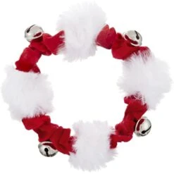 Frisco Holiday Dog & Cat Santa Hat, 1 Count & Frisco Jingle Bells Dog & Cat Holiday Collar With Bells, 1 Count -Frisco Sales Store 986254 PT5. AC SS1800 V1698258055