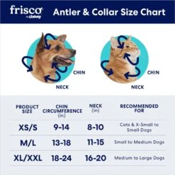 Frisco Jingle Bells Dog & Cat Holiday Collar With Bells, 1 Count & Frisco Holiday Antler Headband & Bell Collar Dog & Cat Costume -Frisco Sales Store 986294 PT8. AC SS1800 V1698258174
